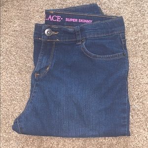 Super Skinny Blue Jeans